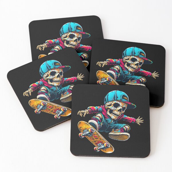 Item preview, Graffiti Skull Boy on Skateboard designed and sold by tanondesign.