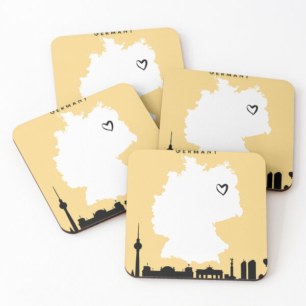 Item preview, Berlin-Germany-Love-City-Silhouette-Skyline-Art designed and sold by KristWaters77.
