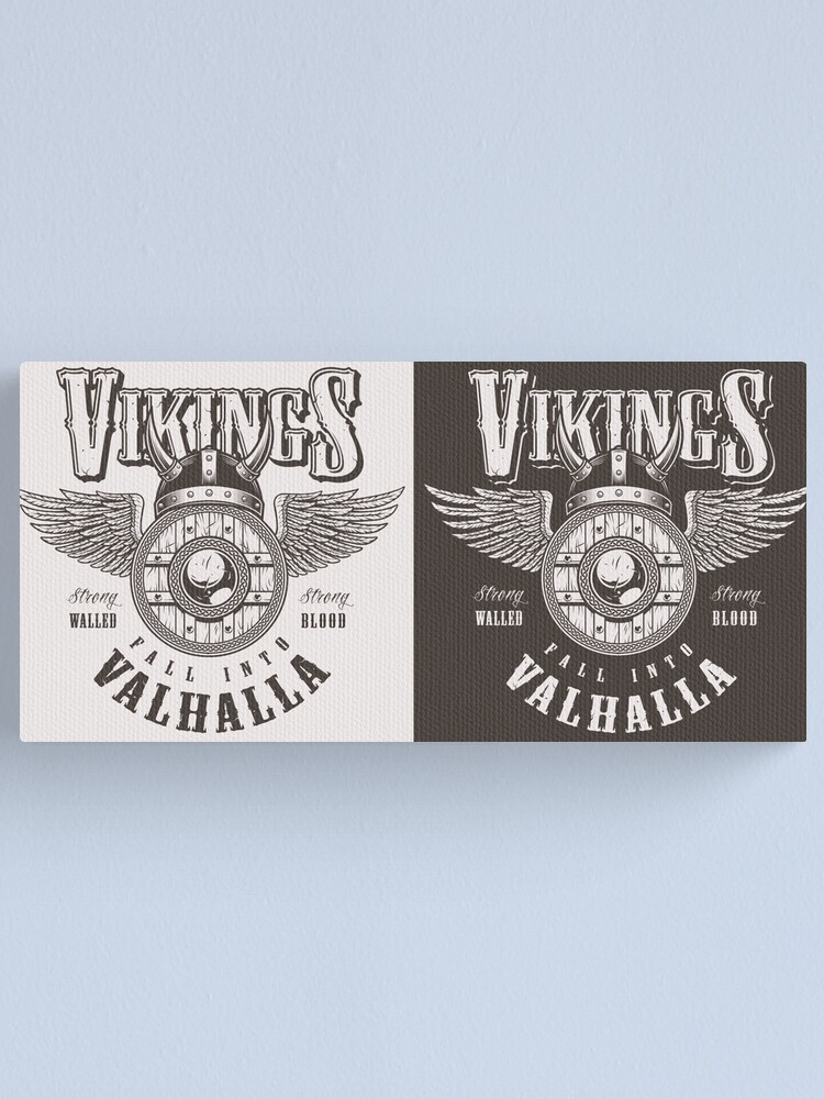 Thumbnail 1 of 3, Canvas Print, vikings designed and sold by Ramonidaseal.