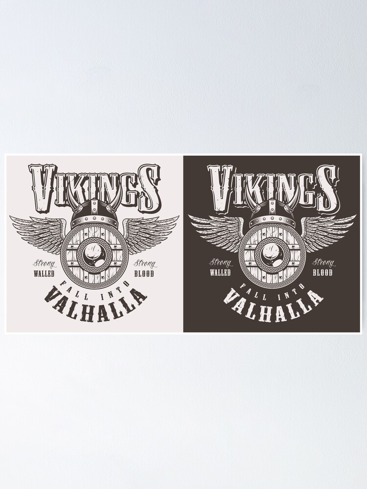 Thumbnail 1 of 3, Poster, vikings designed and sold by Ramonidaseal.