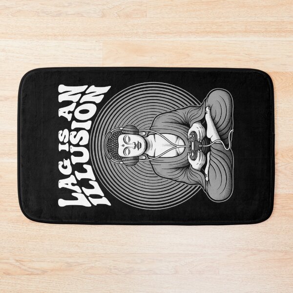 Item preview, Gamer Buddha Lag Is An Illusion Funny Gaming Zen Meditation designed and sold by GrandeDuc.