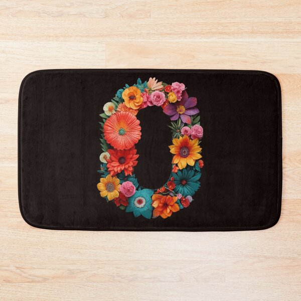 Item preview, Floral Letter O – Colorful Botanical Monogram Design designed and sold by Mirkoniart.