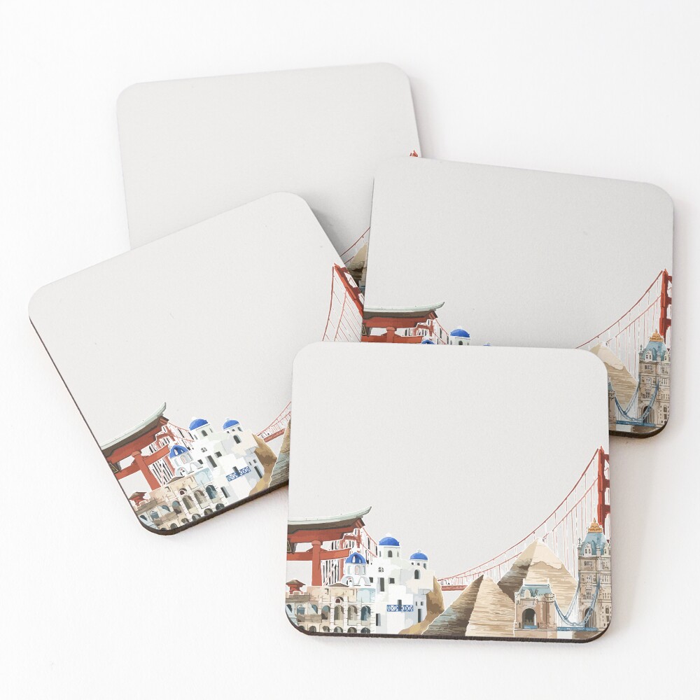 Item preview, Coasters (Set of 4) designed and sold by Ramonidaseal.