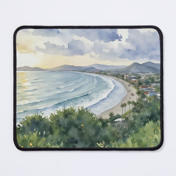 Item preview, Jaco Beach Costa Rica Surfing Watercolor designed and sold by Magnolia Valley Art.