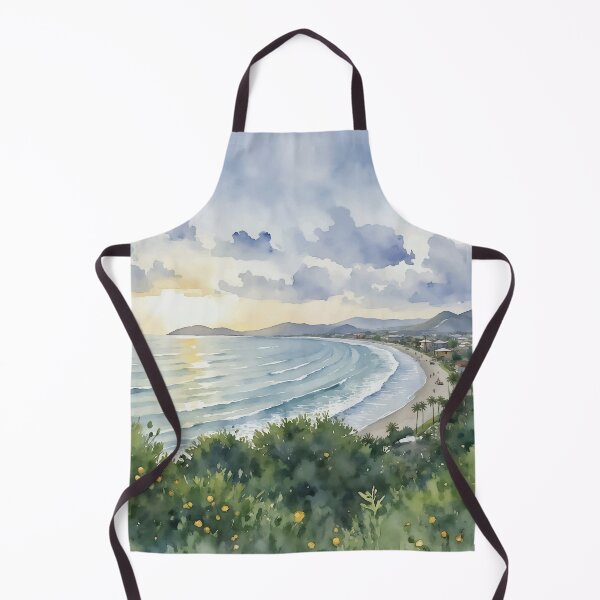 Item preview, Jaco Beach Costa Rica Surfing Watercolor designed and sold by Magnolia Valley Art.