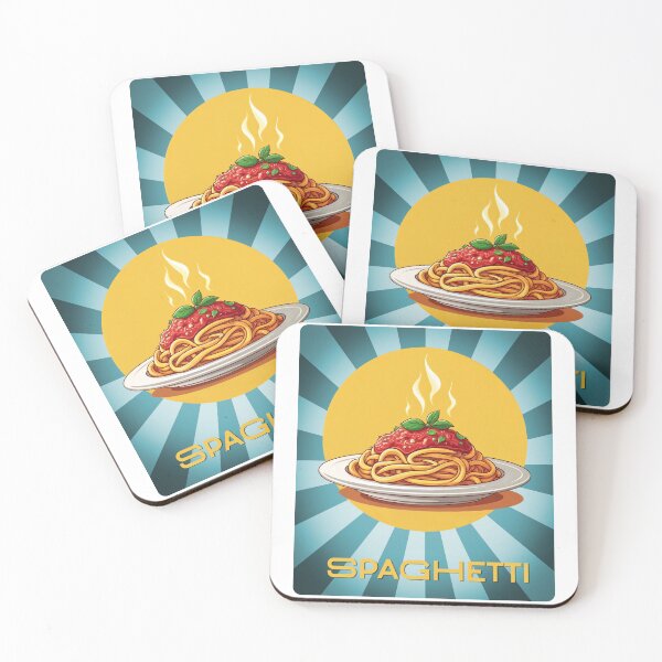 Item preview, Spaghetti Supreme: Retro Pop Pasta Power designed and sold by ForeverPrintsOK.