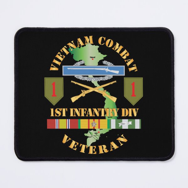 Item preview, Army - Vietnam Combat Infantry Veteran w 1st Inf Div SSI V1 designed and sold by Military Insignia Products.