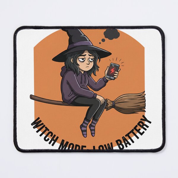 Item preview, Witch Mode: Low Battery designed and sold by DRAINEDDSGN.