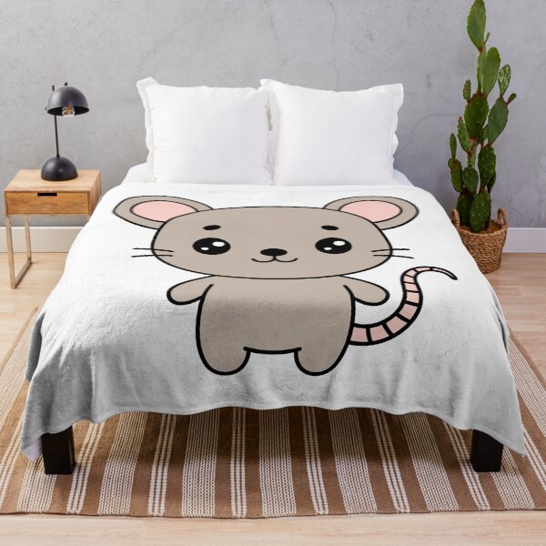 Item preview, Cute Kawaii Little Grey Mouse designed and sold by JuliusKey.