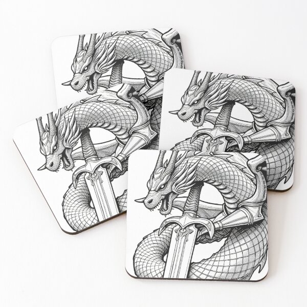 Item preview, Dragon With Sword! designed and sold by Vinaelly.