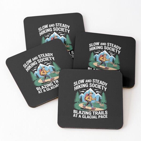 Item preview, Slow and Steady Hiking Society Blazing Trails at a Glacial  designed and sold by KonstanKoraner.