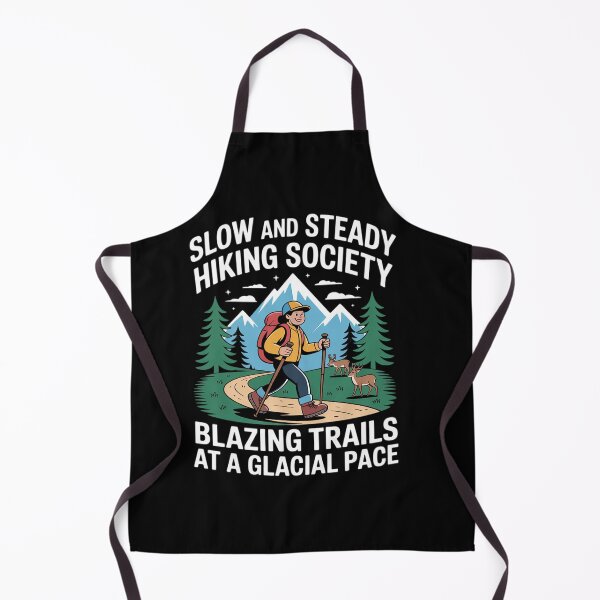 Item preview, Slow and Steady Hiking Society Blazing Trails at a Glacial  designed and sold by KonstanKoraner.