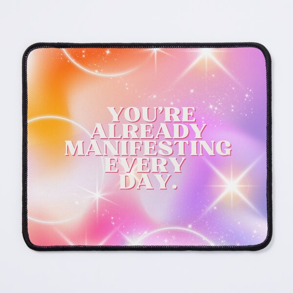 Item preview, Daily Affirmation, Law of Attraction, Motivational, Inspirational, Positive, Pink designed and sold by Magic Love Art Print.