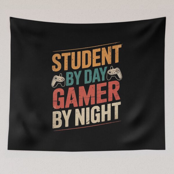 Item preview, Student By Day Gamer By Night , Gamer video games  designed and sold by KonstanKoraner.