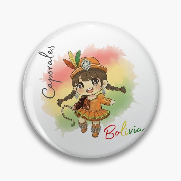 Item preview, Bolivia Caporal Folkloric Dance Cute Kawai Girl designed and sold by LaPaoTorres.