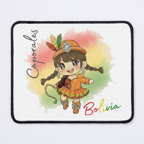 Item preview, Bolivia Caporal Folkloric Dance Cute Kawai Girl designed and sold by LaPaoTorres.