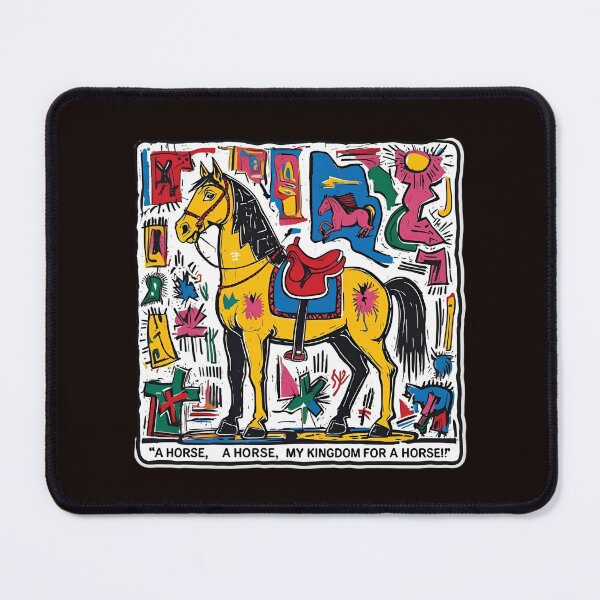 Item preview, "My kingdom for a horse." William Shakespeare's 'The Life and Death of King Richard III' designed and sold by Filologica.