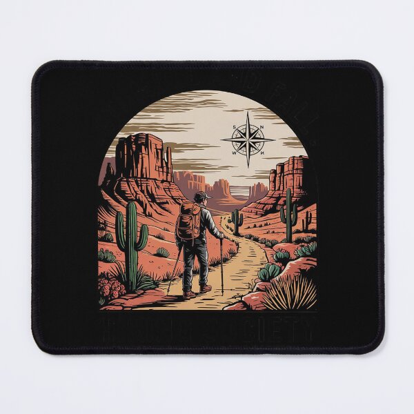 Item preview, stumble and fall hiking society camping hiking wilderness  designed and sold by KonstanKoraner.