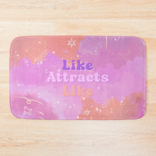Item preview, Like attracts Like, Law of Attraction, Motivational, Inspirational, Positive, Pink designed and sold by Magic Love Art Print.