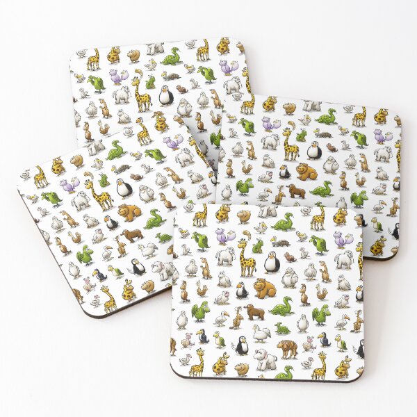 Item preview, Funny Assortment of Goofy Cartoon Birds and Animals designed and sold by Piotrek0001.