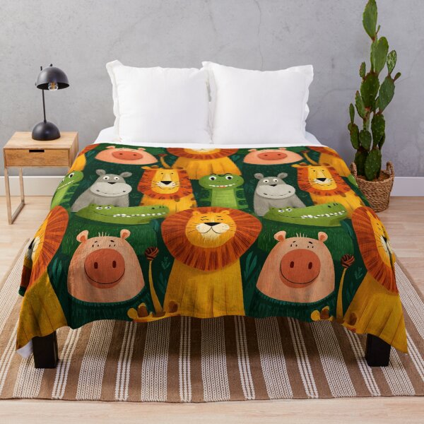 Item preview, Friendly Jungle Crew Painted Animal Portraits designed and sold by Piotrek0001.