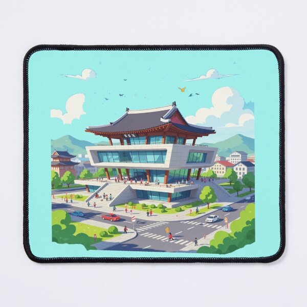Item preview, Gyeongju APEC Building – 3D Funny Sketch , designed and sold by PaintMeWorld.