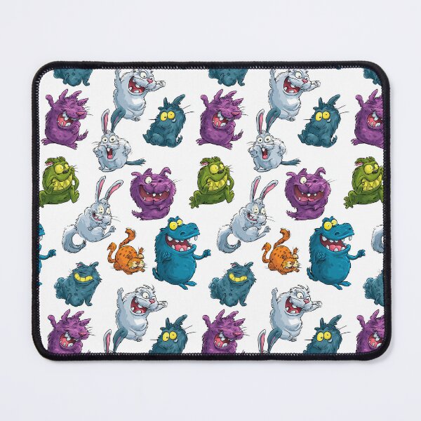 Item preview, Crazy Hairy Monsters and a Wild Rabbit designed and sold by Piotrek0001.
