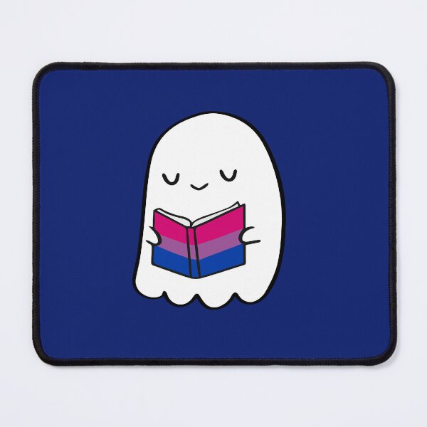 Item preview, Reading Gay Stuff: Bisexual Ghost Kawaii Pride designed and sold by Cannaxes Studio.