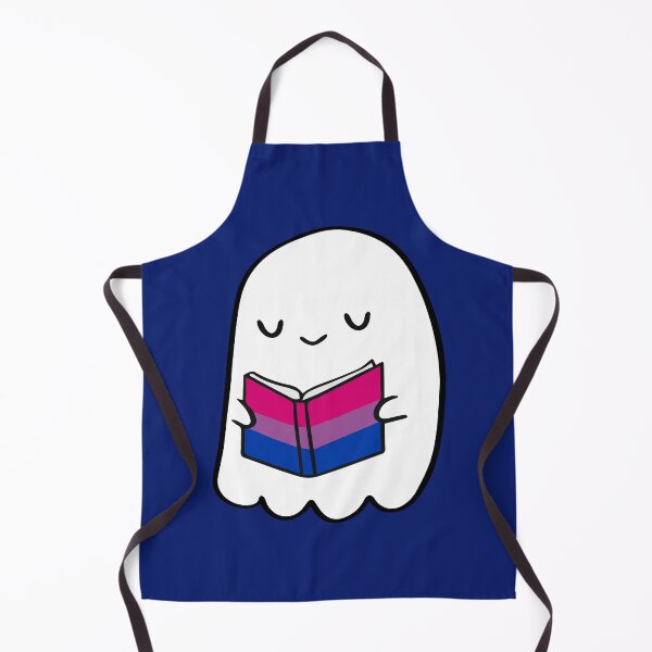 Item preview, Reading Gay Stuff: Bisexual Ghost Kawaii Pride designed and sold by Cannaxes Studio.