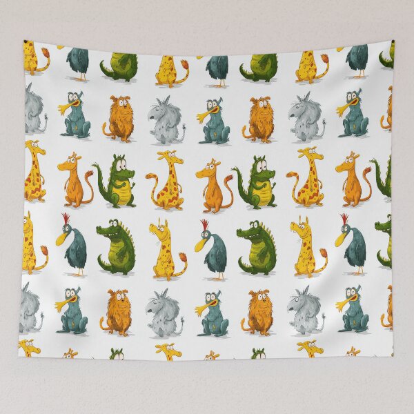 Item preview, Weird and Wonderful Assorted Cartoon Creature Friends designed and sold by Piotrek0001.