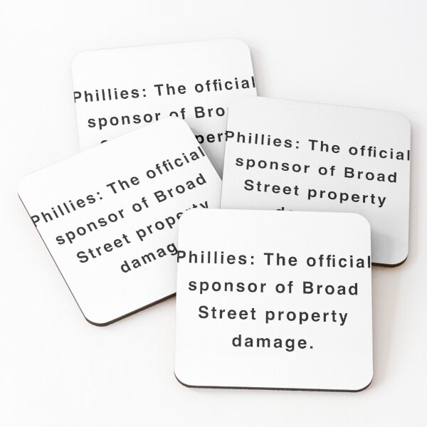 Item preview, Phillies: The Official sponsor of Broad Street property damage designed and sold by malamug.