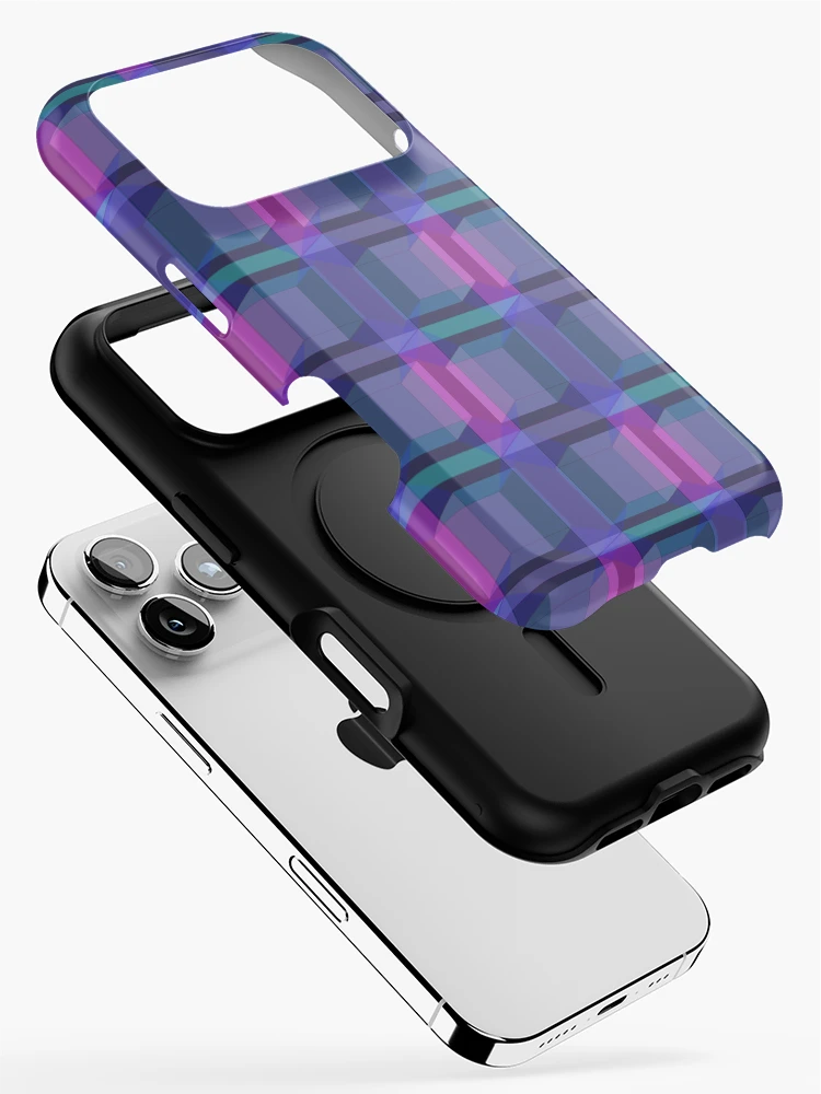 Thumbnail 2 of 4, iPhone Case, Hypercube Pattern designed and sold by PropRocket.