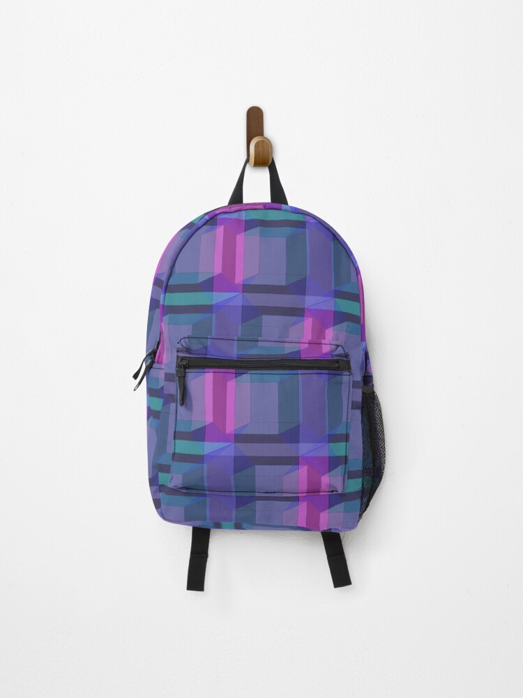 Thumbnail 1 of 3, Backpack, Hypercube Pattern designed and sold by PropRocket.