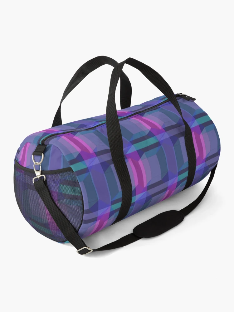 Thumbnail 2 of 3, Duffle Bag, Hypercube Pattern designed and sold by PropRocket.