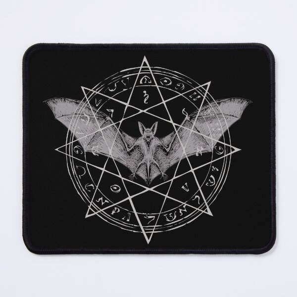 Item preview, Occult Bat Symbol - Gothic Pentagram Alchemy Sigil designed and sold by 8thSin.