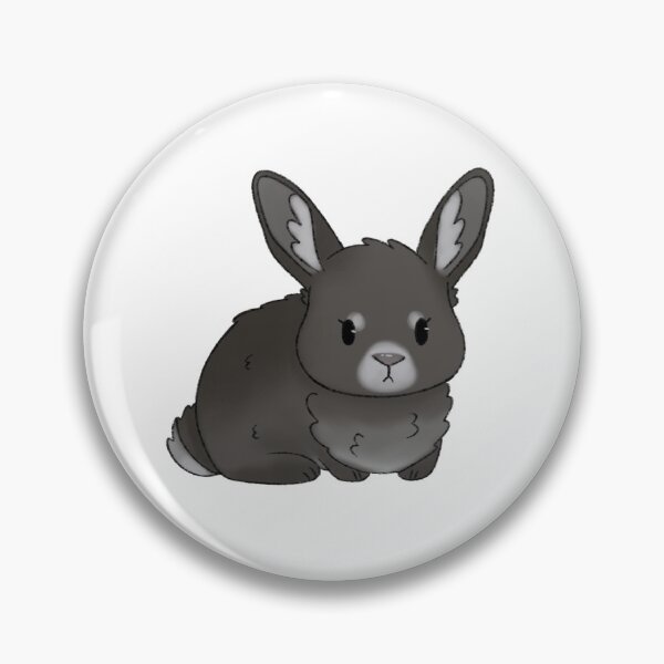 Item preview, Silver Fox Rabbit Kawaii Illustration designed and sold by casserolepets.