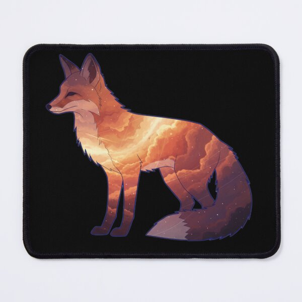 Item preview, Celestial Fox | Sunset Sky & Constellation designed and sold by Creationpod44.