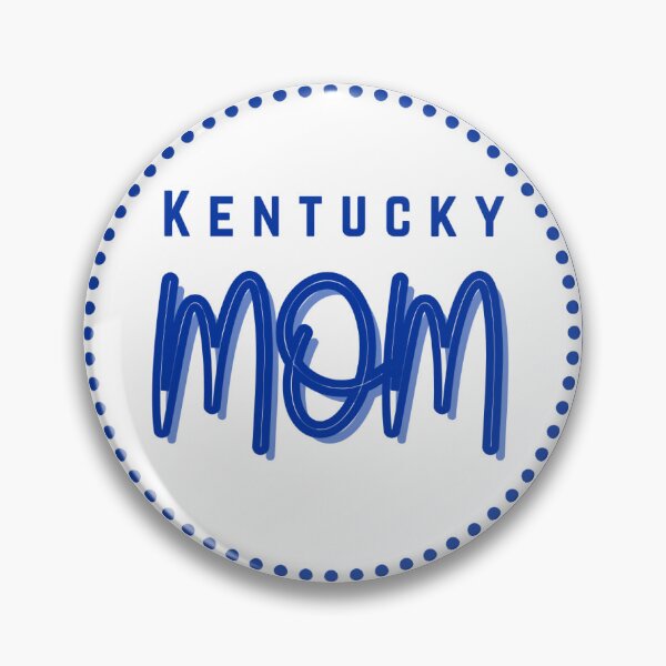 Item preview, Kentucky Mom Football Gameday Pin Button  designed and sold by Kickoff Buttons.
