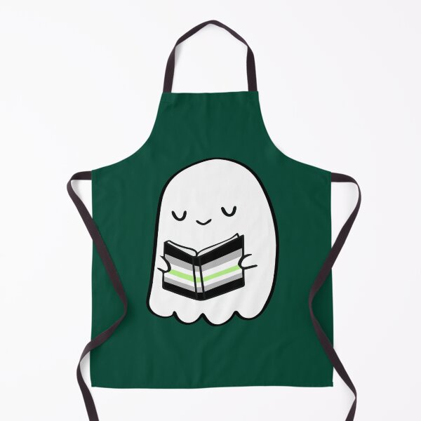 Item preview, Agender Pride Book Lover Ghost - Kawaii LGBTQ Design designed and sold by Cannaxes Studio.