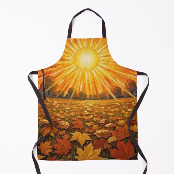 Item preview, Golden Autumn Sunrise at Fort Worden – Port Townsend Landscape Painting Style designed and sold by Alaska Magick.