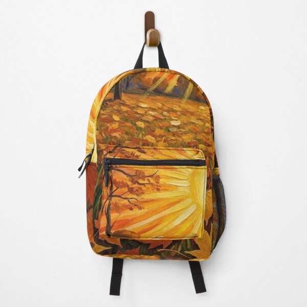 Item preview, Golden Autumn Sunrise at Fort Worden – Port Townsend Landscape Painting Style designed and sold by Alaska Magick.