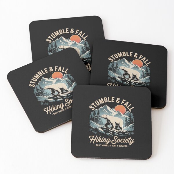 Item preview, stumble and fall hiking society hiker saying hiking 7  designed and sold by KonstanKoraner.