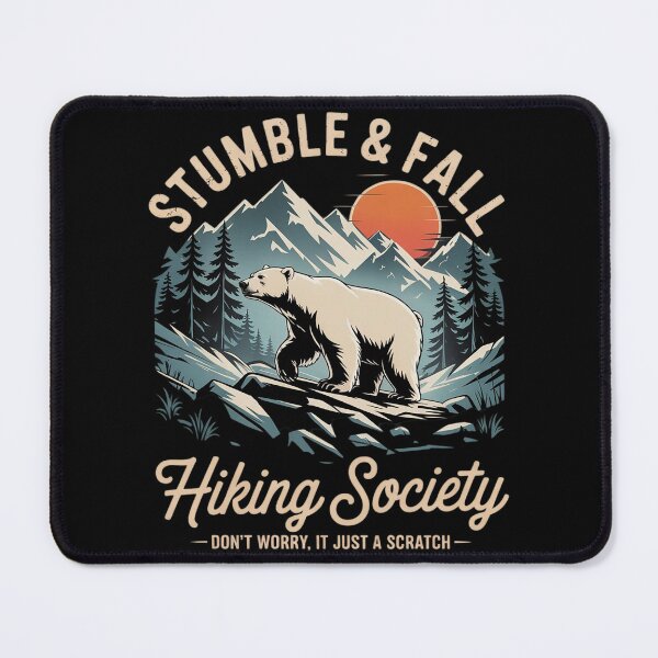 Item preview, stumble and fall hiking society hiker saying hiking 7 designed and sold by KonstanKoraner.