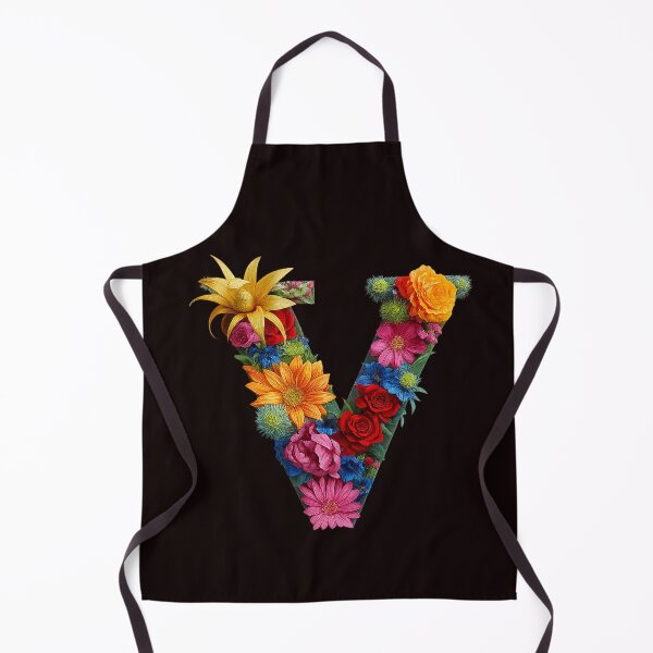 Item preview, Floral Letter V – Vibrant Botanical Typography Desig designed and sold by Mirkoniart.
