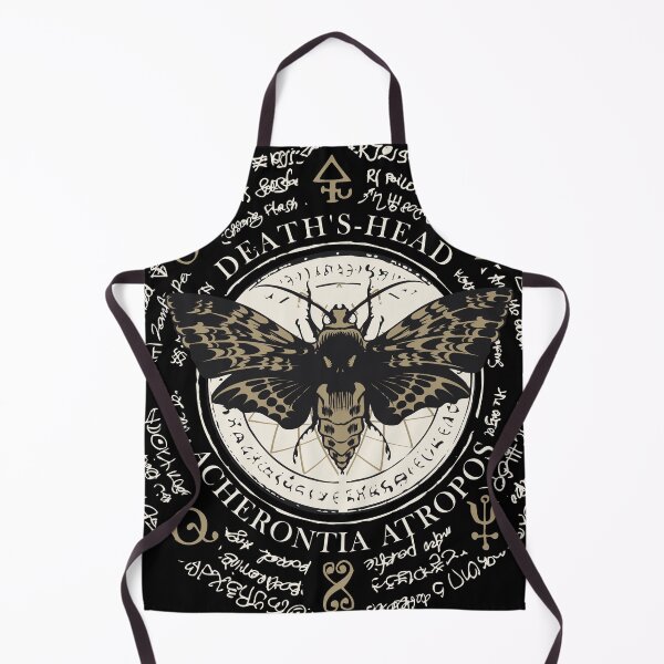 Item preview, Gothic Deaths-head Moth - Occult Moth Alchemy Sigil Entomology Graphic designed and sold by 8thSin.