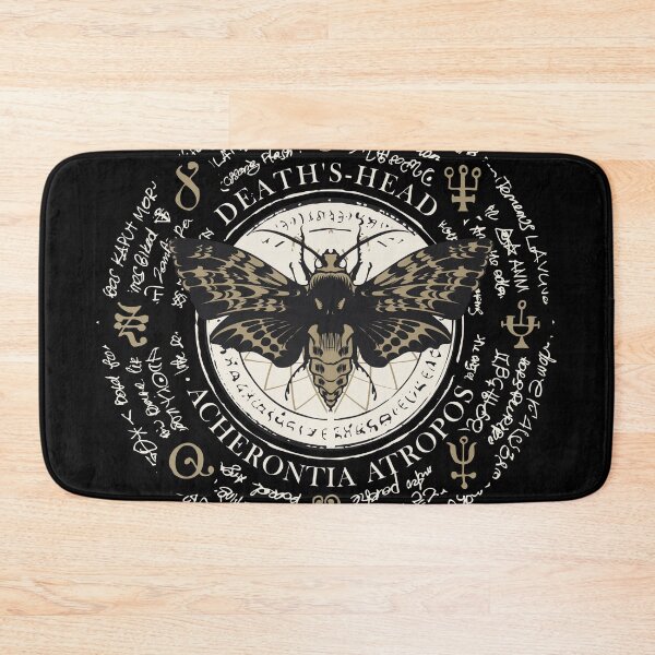 Item preview, Gothic Deaths-head Moth - Occult Moth Alchemy Sigil Entomology Graphic designed and sold by 8thSin.