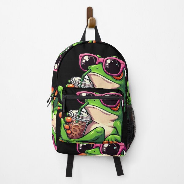 Item preview, Chill Frog – Iced Thoughts & Pink Shades designed and sold by Meta Mirage .