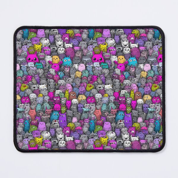 Item preview, Massive Doodle Monster Crowd in Vivid Colors designed and sold by Piotrek0001.