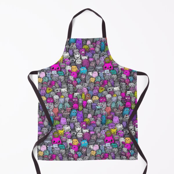 Item preview, Massive Doodle Monster Crowd in Vivid Colors designed and sold by Piotrek0001.