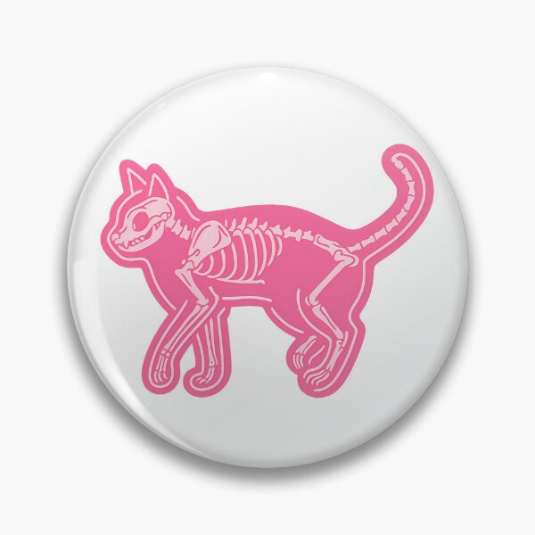 Item preview, Pink Skeleton Cat designed and sold by stephenflashart.